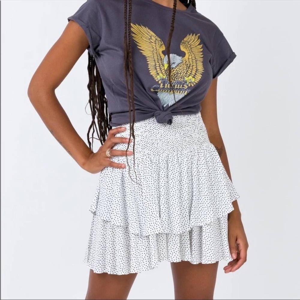 Princess Polly White Mini Skirt!